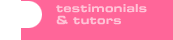 Link to testimonials and tutors