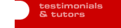Link to testimonials and tutors